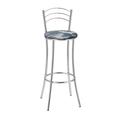 Kit 2 Banquetas Cromadas Bc26a Assento Espuma D15