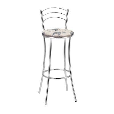 Kit 2 Banquetas Cromadas Bc26a Assento Espuma D15
