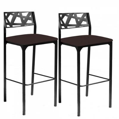 Kit 2 Banquetas Gourmet Marrom