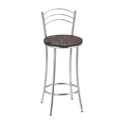 Kit 2 Banquetas Cromadas Bc26b Assento Espuma D15