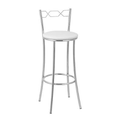 Kit 2 Banquetas Cromadas Bc51a Assento Espuma D15