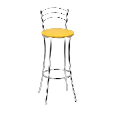 Kit 2 Banquetas Cromadas Bc26a Assento Espuma D15
