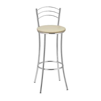 Kit 2 Banquetas Cromadas Bc26a Assento Espuma D15