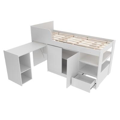Cama Infantil Juvenil Multifuncional Cm8021 Mdp Branco