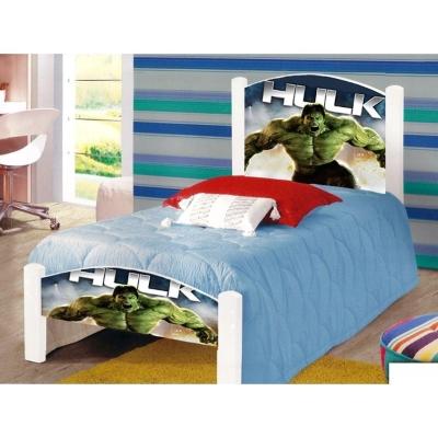 Cama Infantil Solteiro Hulk Colchão Branco