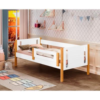Cama Babá Infantil Mirela Móveis Branco/mel Branco