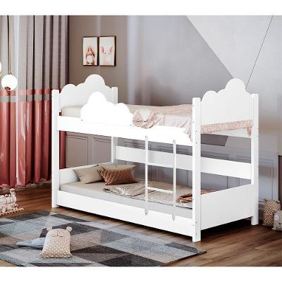Beliche Solteiro Montessoriana Nuvem Erika Branco Branco