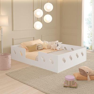 Cama Para Criança Infantil Casal Helena Branca Branco