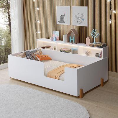 Cama Doçura Infantil Com Nicho Design Juvenil Branca - Divaloto