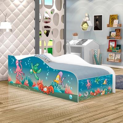Cama Like Peixinhos No Mar Solteiro Com Colchão
