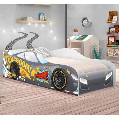 Cama Carro Vrooom Chumbo Solteiro