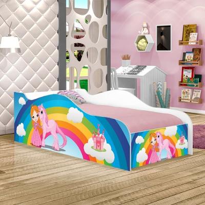 Mini Cama Fun Princesa Unicórnio Arco íris