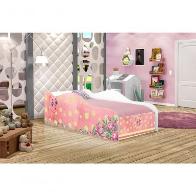 Cama Like Pequeno Pig Solteiro Com Colchão