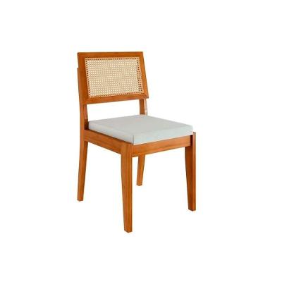 Kit 2 Cadeiras Sala Jantar Rainha 2 Unidades Natural - Nesher