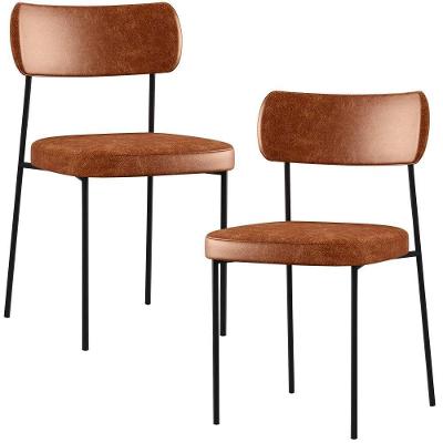 Kit 02 Cadeiras Para Sala De Jantar L02 Camel