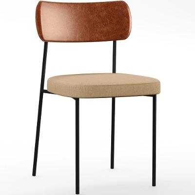 Cadeira Para Sala De Jantar Melina L02 Camel Bege Escuro