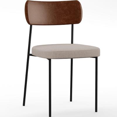 Cadeira Para Sala De Jantar Melina L02 Marrom Bege