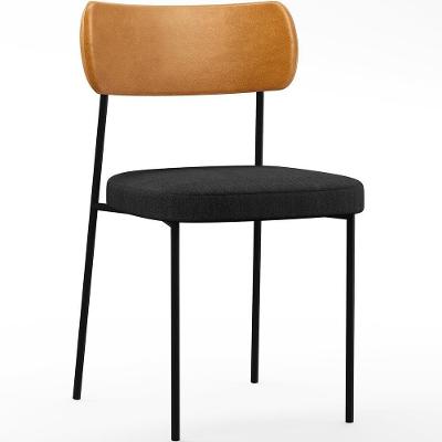 Cadeira Para Sala De Jantar Melina L02 Whisky Chumbo