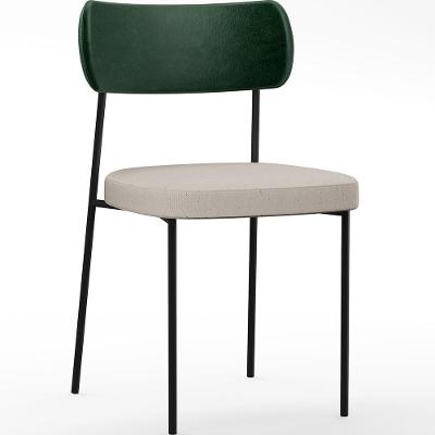Cadeira Para Sala De Jantar Melina L02 Facto Verde Musgo Cru