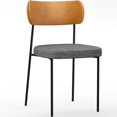 Cadeira Para Sala De Jantar Melina L02 Whisky Cinza Escuro