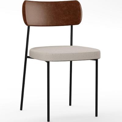 Cadeira Para Sala De Jantar Melina L02 Couríssimo Marrom Cru