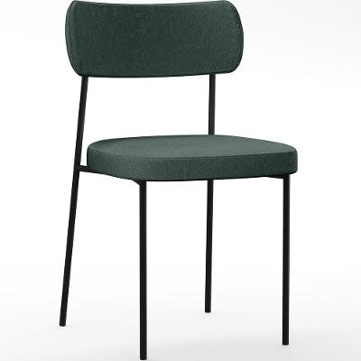 Cadeira Estofada Para Sala De Jantar Melina L02 Verde