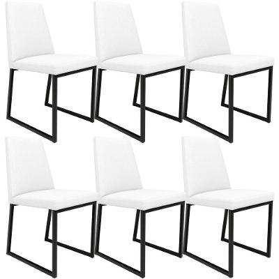 Kit 06 Cadeiras Para Sala De Jantar L02 Corano Branco