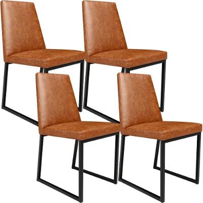 Kit 04 Cadeiras Sala De Jantar L02 Camel