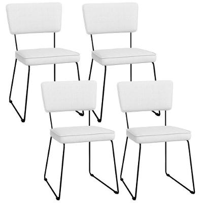 Kit 04 Cadeiras De Jantar Allana L02 Facto Branco