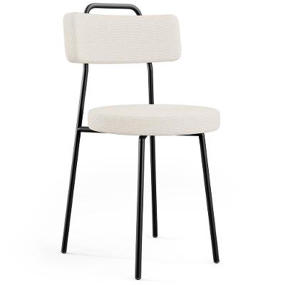 Cadeira Estofada Para Sala De Jantar Barcelona F01 Bege