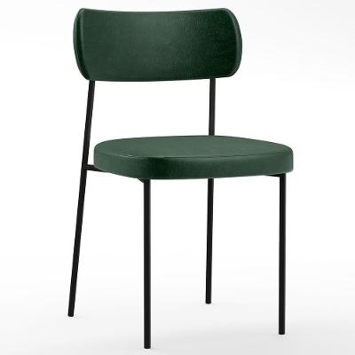 Cadeira Estofada Para Sala De Jantar Melina Verde Musgo