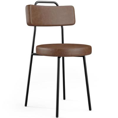 Cadeira Decorativa Estofada Para Sala De Jantar Barcelona L02 Couríssimo Marrom