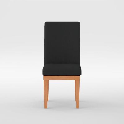 Cadeira Para Mesa De Jantar Estofada Reforçada preta