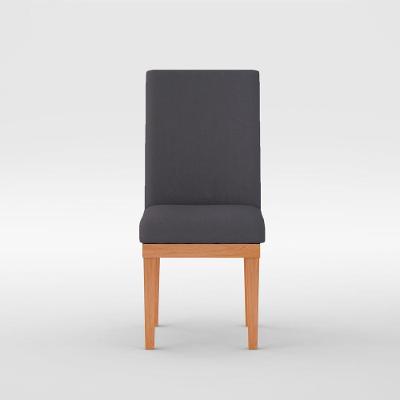 Cadeira Para Mesa De Jantar Estofada Reforçada Cinza