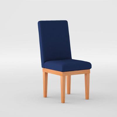 Cadeira Estofada Reforçada Azul Marinho