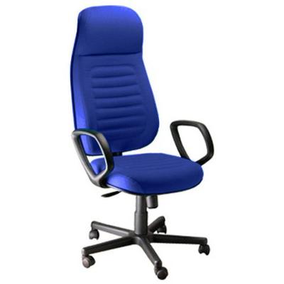 Cadeira Presidente Com Espaldar Alto Linha Blenda Azul.
