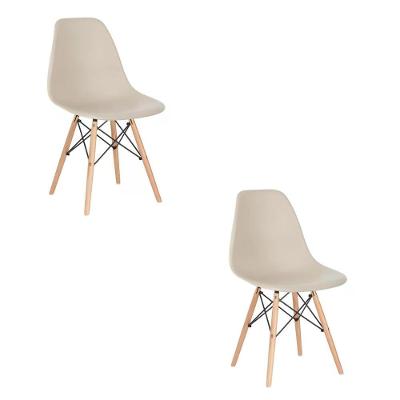 Kit 02 Cadeira Charles Eames Eiffel - Nude Nude