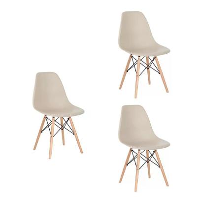 Kit 03 Cadeira Charles Eames Eiffel - Nude Nude