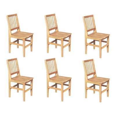 Kit 6 Cadeiras De Jantar Ripada Rústica Confort - Natural - Bege