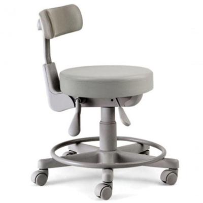 Cadeira Mocho Com Back System Linha Mocho Cinza