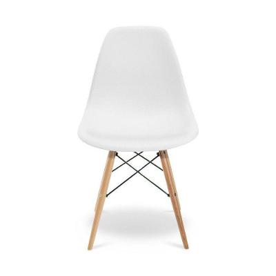 Cadeira Eiffel Charles Eames Madeira Sala de Jantar Branca