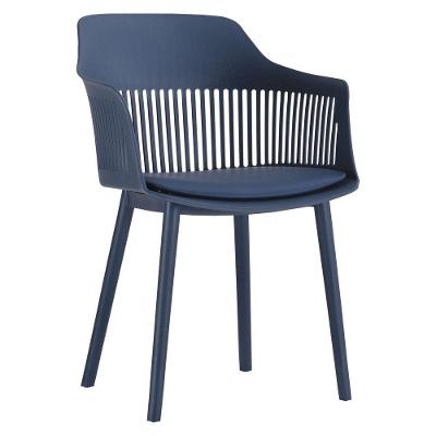 Cadeira Decorativa Sócrates Azul Marinho Gran Belo
