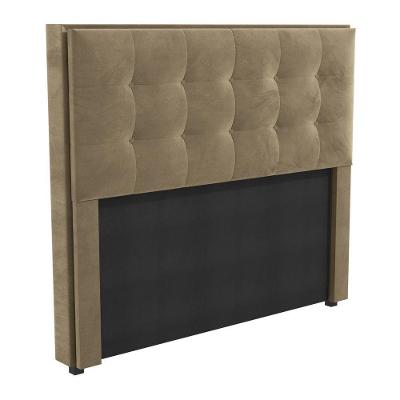Cabeceira Estofada Casal 140cm Multimóveis Cr35162 Bege Bege