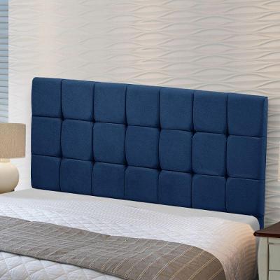 Cabeceira Julia 1,40 M Casal C- Design Moderno Veludo Speciale Home Azul