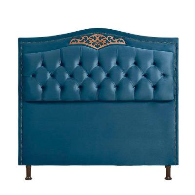 Cabeceira Cama Box Casal 140 Cm Estofada Luxor Azul Holanda Plus Speciale Home Azul