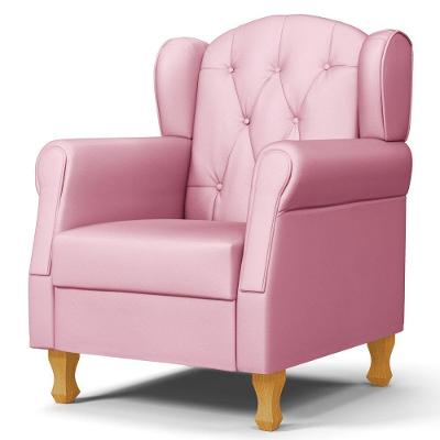 Poltrona De Amamentação E Descanso Com Pés De Madeira Lucy P04 Sintético Rosa - Mpozenato