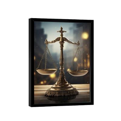 Quadro Balança Da Justiça -- Br Artes