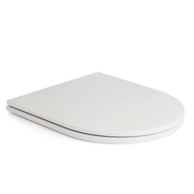 Assento Sanitário Poliéster Antibacteriano Link Lk Branco Para Vaso Deca Com Ferragem Dourada
