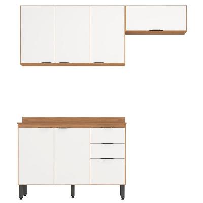 Cozinha Modulada 3 Peças Frcz8 Amendola Branco