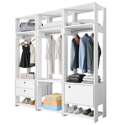 Módulo Guarda Roupa Casal 1 Porta 2 Gavetas Branco Velluto